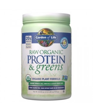 RAW Protein & Greens Organic - Vanilkový 550g